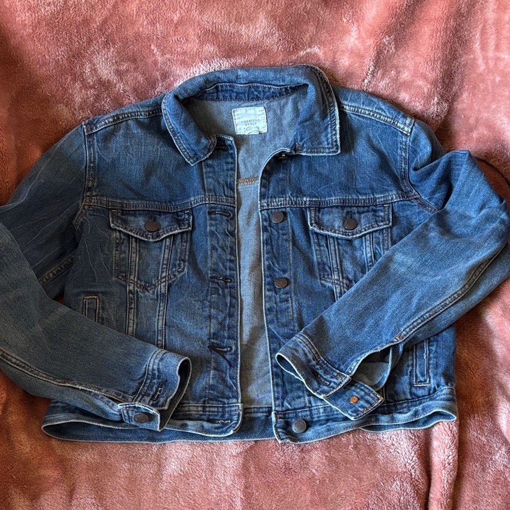 American Eagle Outfitters Light Blue Denim Jacket size S